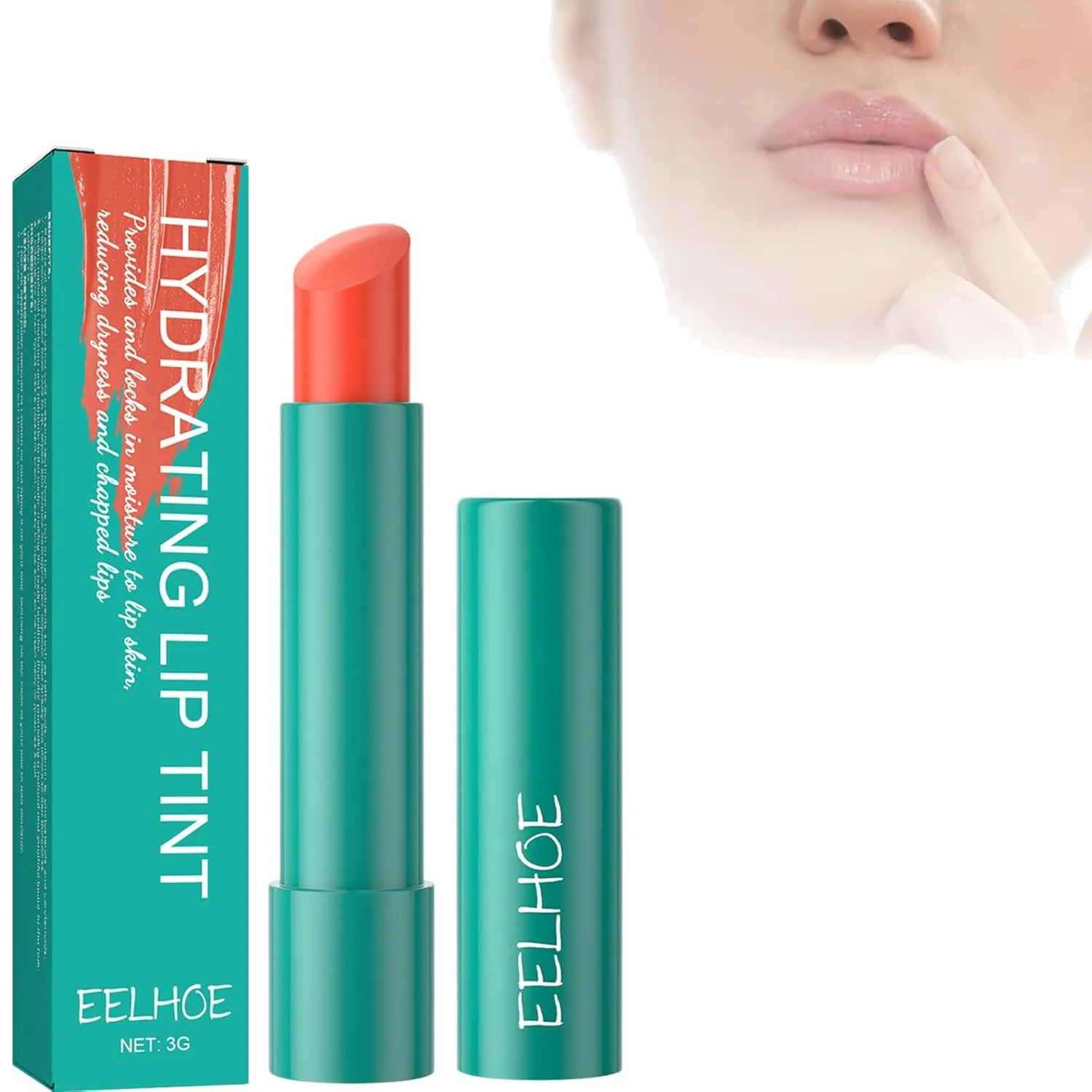 Lip Tint Hydrating, Thrives Sheer Strength Hydrating Lip Tint, Powerful Moisturizing Lipstick Water Lipstick Natural Ingredients, Non-Sticky And Long-Lasting (E)