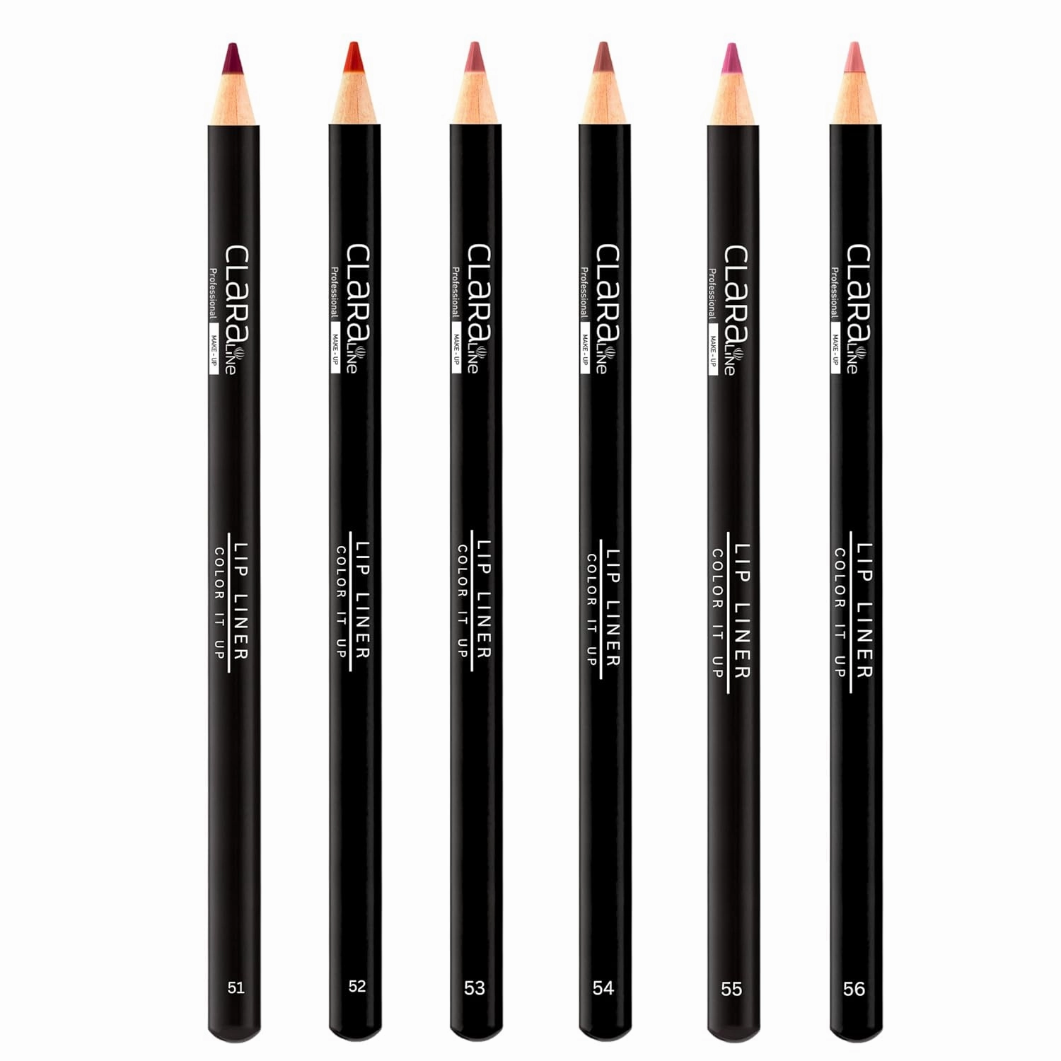 Lipliner Pencil, Lip Pencil With Matte Finish, Makeup, Gift Idea, Lip Pencils for Women, 6 Pc Count