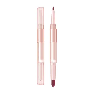 Lipstick For Women Makeup Setting Liquid Lip Multi Color Mouth Red Lipstick Non Fading Double Head Lipstick Lipliner For Girl Or Women Mint Green