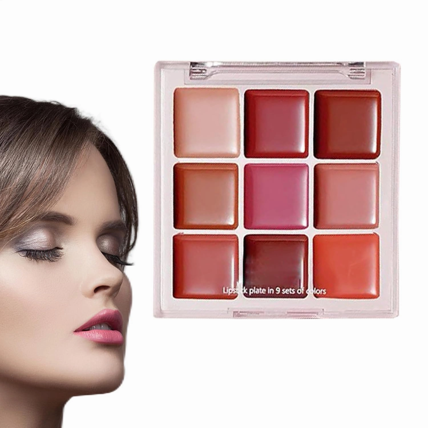 Lipstick Palette,Lipgloss Sets For Women - Moisturizing Non-Sticky Matte 9 Colors Long-Lasting Wear For Everyday Party Special Occasions Teen Makeup