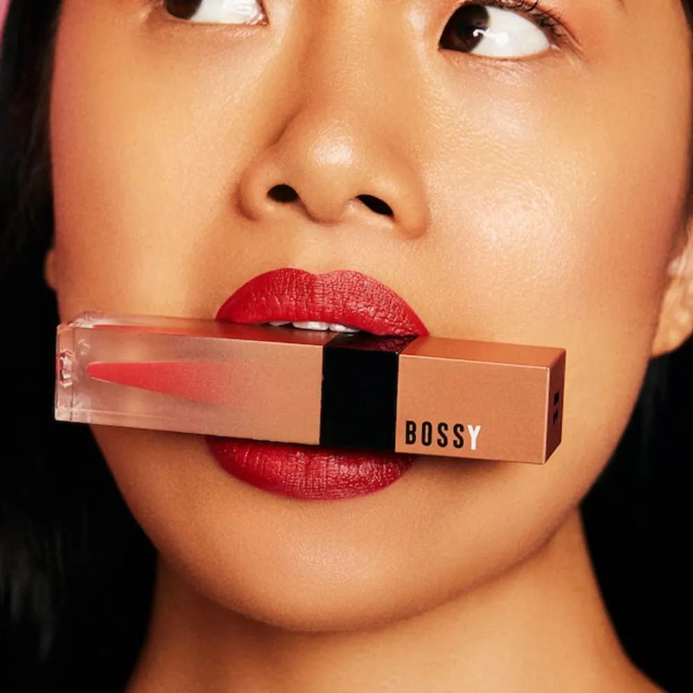 Liquid Lipstick for Women, Long Lasting All Day Wear, Matte, Vegan & Cruelty-Free, Hydrating, Healthy & Full Lips, Paraben Free, Oprah's Favorite Things 2023 (FAITH - RED COLOR)