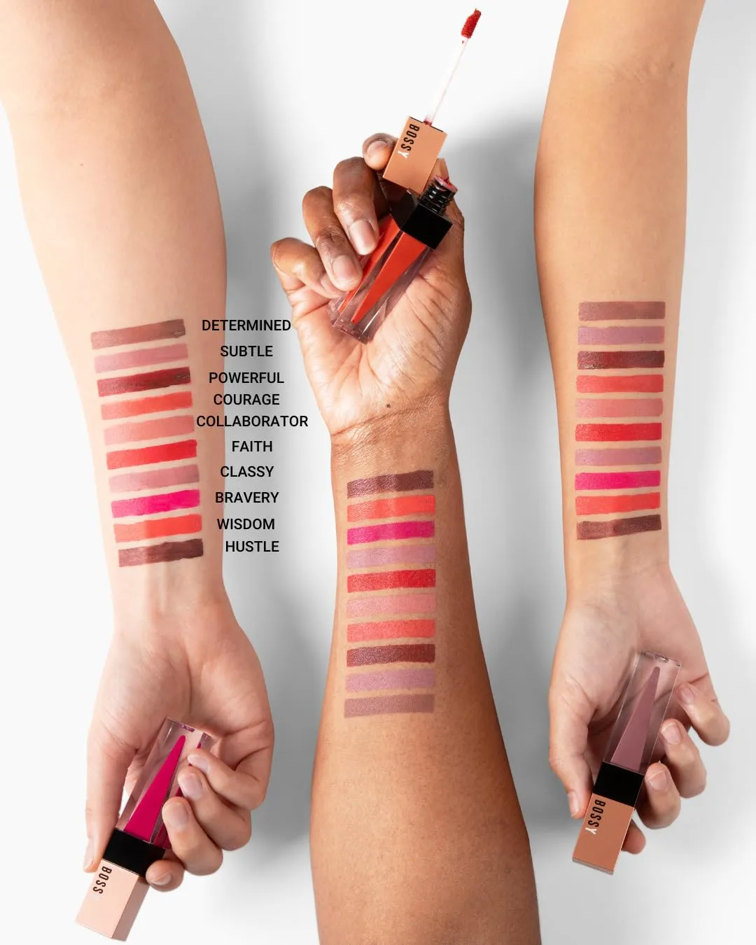 Liquid Lipstick for Women, Long Lasting All Day Wear, Matte, Vegan & Cruelty-Free, Hydrating, Healthy & Full Lips, Paraben Free, Oprah's Favorite Things 2023 (HUSTLE - BROWN COLOR)