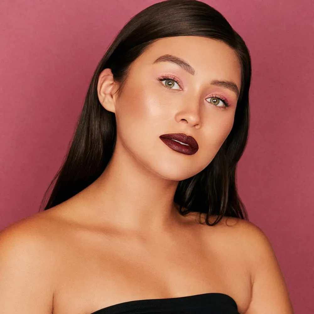 Liquid Lipstick for Women, Long Lasting All Day Wear, Matte, Vegan & Cruelty-Free, Hydrating, Healthy & Full Lips, Paraben Free, Oprah's Favorite Things 2023 (HUSTLE - BROWN COLOR)