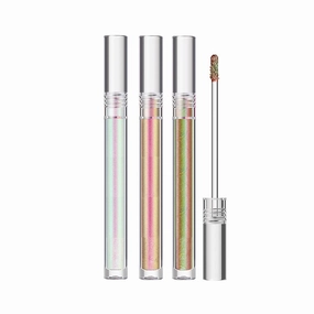 Liquid Eyeshadow Brightens Three Sets Of Eye Shadow Sets, Eye Brightener Pencil Stick Glitter Eye Shadow, Highly Pigmented Longer Lasting With No Creasing, Purple