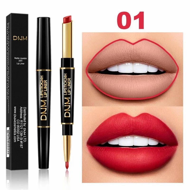 Long-Lasting Dark Red Lip Liner Pencil | Waterproof & Smudge-Proof