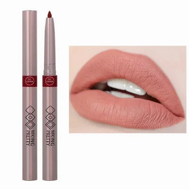Long-Lasting Nude Brown Waterproof Lipliner Pen – Perfect Lip Contou