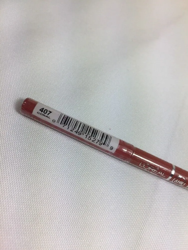 L'Oréal 407 Coral Colour Riche Never Fail Lip Liner