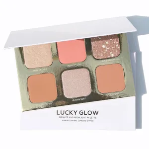 Lucky Glow Palette by True   Luscious - Talc Free - Vegan, Cruelty Free, Paraben Free. Multi-use Highlighter, Blush & Bronzer - 0.78 oz