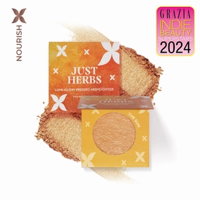 Lumi-glow Pressed Highlighter with Shea Butter and Amla - The Sun