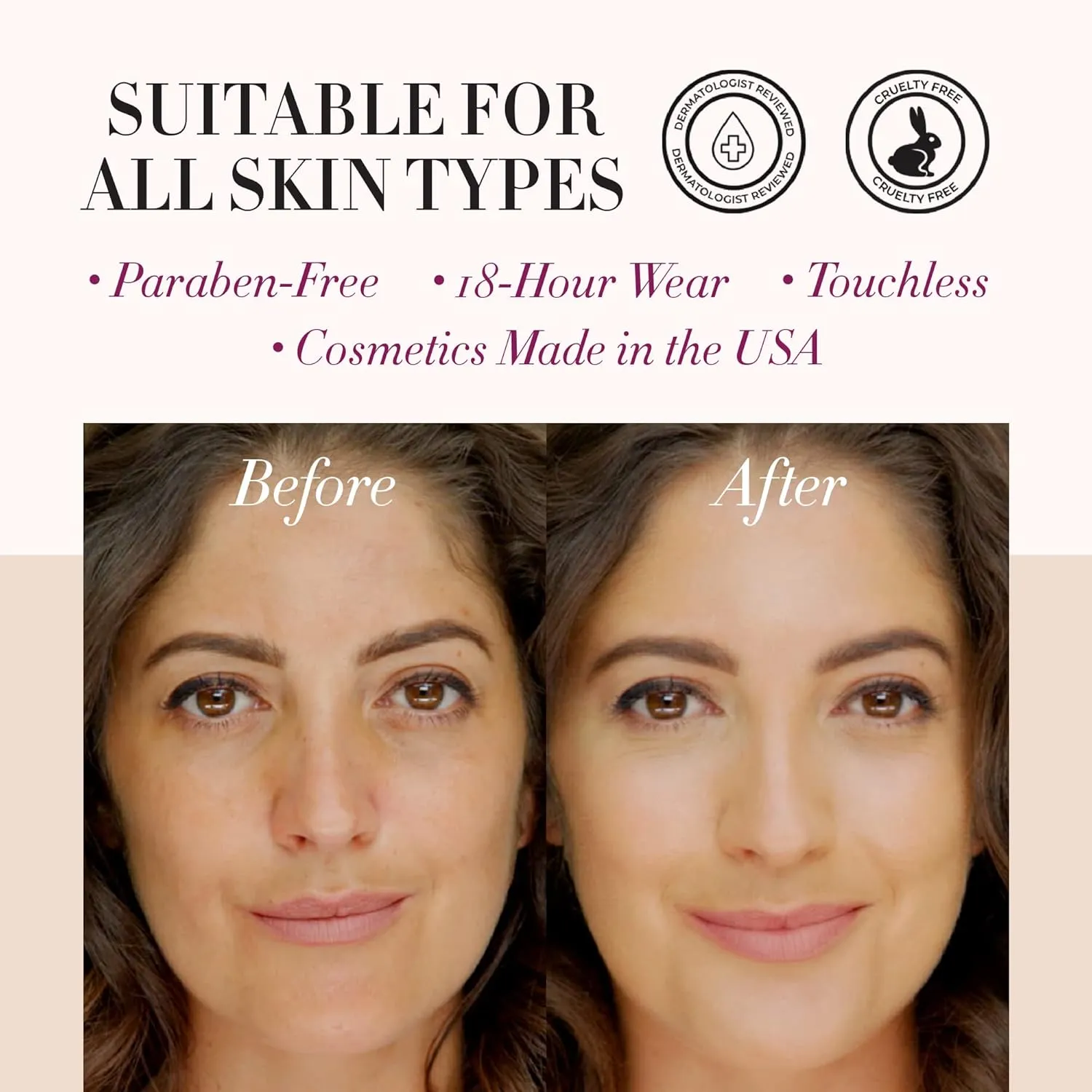 Luminess Air Icon Makeup Airbrush System and 4-Piece Foundation Starter Kit, Tan Coverage - Quick, Easy & Long Lasting Application - Includes Silk 4-In-1 Foundation, Highlighter & Blush
