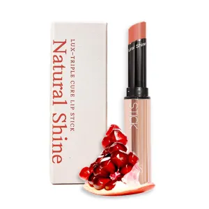Lux Triple Cure Lipstick Louis (Coral Beige) (0.12oz) Natural Tinted Korean Lip Balm, Petroleum/Paraben Free natural ingredients moisturizing   exfoliating   coloring all at once,lip balm hydrating