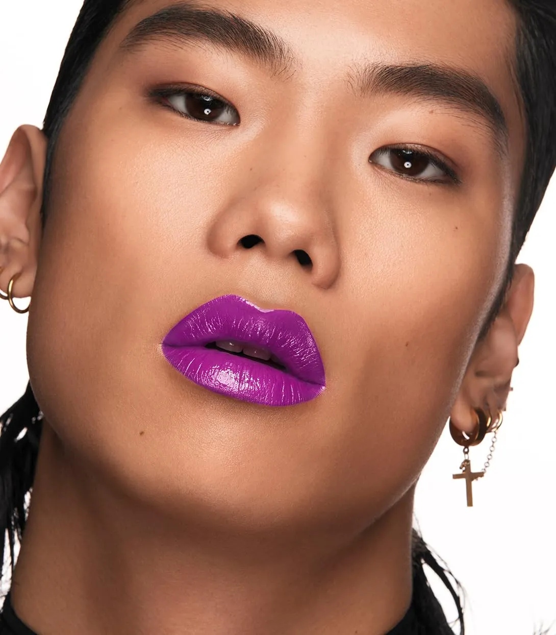 MAKE Beauty Cream Supreme Long-Lasting Lipstick. High Impact Hydrating Lip Color with Emollient Moisturizing Formula. Creamy Semi-Glossy Lipstick - Shade, Ultraviolet