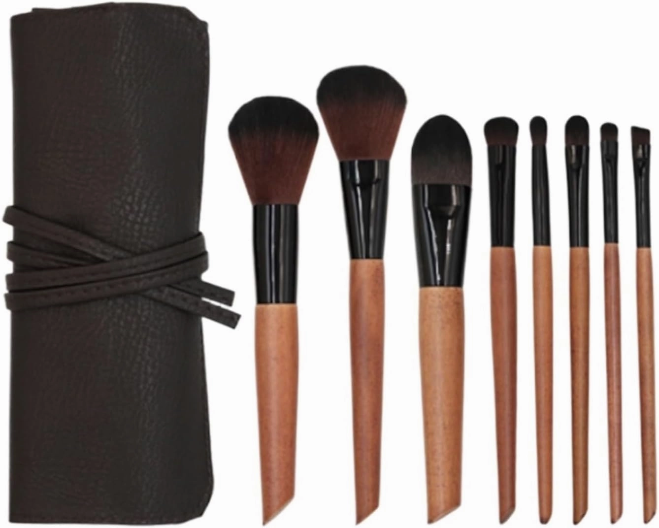 Make Up Brushes Set Makeup Brush Set 8 Pieces Wooden Handle for Concealer Powder Face Eye Makeup Brush Makeup Tools Set