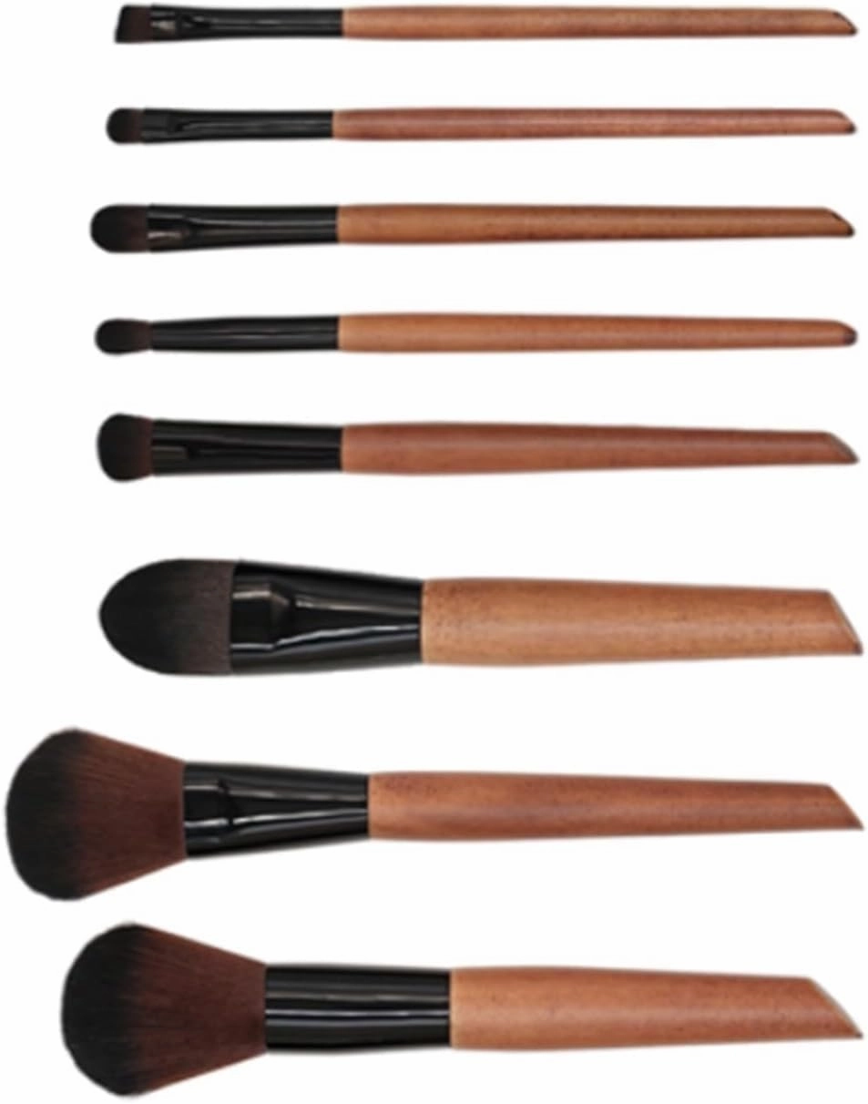 Make Up Brushes Set Makeup Brush Set 8 Pieces Wooden Handle for Concealer Powder Face Eye Makeup Brush Makeup Tools Set