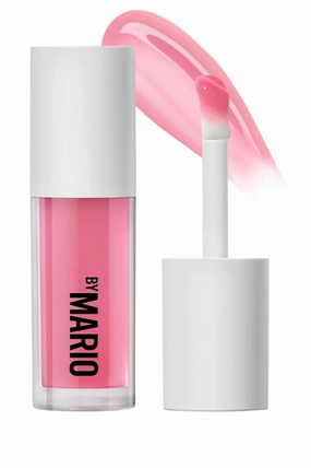 Make Up By Mario Supershine Lip Gloss with Hyaluronic Acid, Pomegranate Extract, Jojoba Oil, High-Shine Formula High Shine finish - Perfect Pink