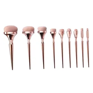 Makeup Brush Set for Women 9pcs Makeup Brushes Kit Face Beauty Tools Portable