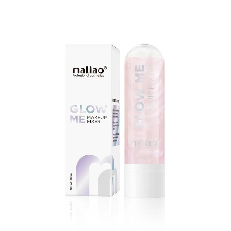 Mall-iiao Glow Me Makeup Fixer - Quick Dry Formula for Lasting Radiance (PINK)