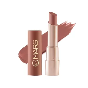 MARSS Creamy Matte Long Lasting Lipstick for Women, Creamy Lipstick, Single Swipe Application, Smooth & Light Weight (3.2 gm) (12-Khoobsurat Kuchipudi)