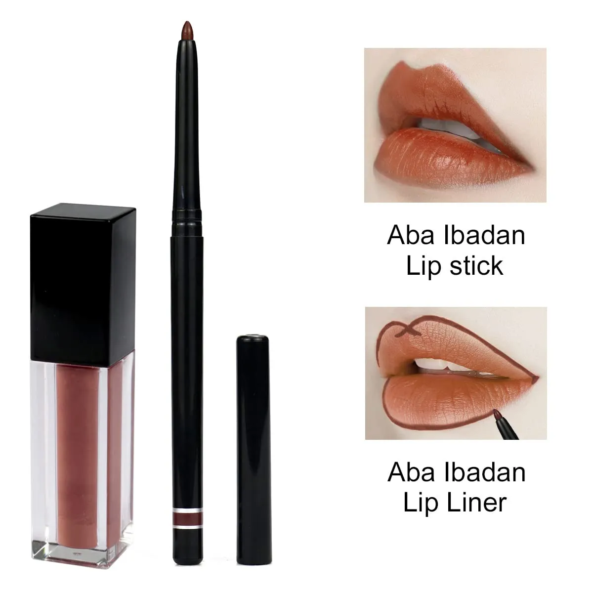Matte Liquid Lipstick, 10 Colos Ladies Matte Liquid Lipstick Long Lasting Waterproof Velvet Lip Gloss Set Pigmented Lip Makeup Gift for Girls and Women (01#)