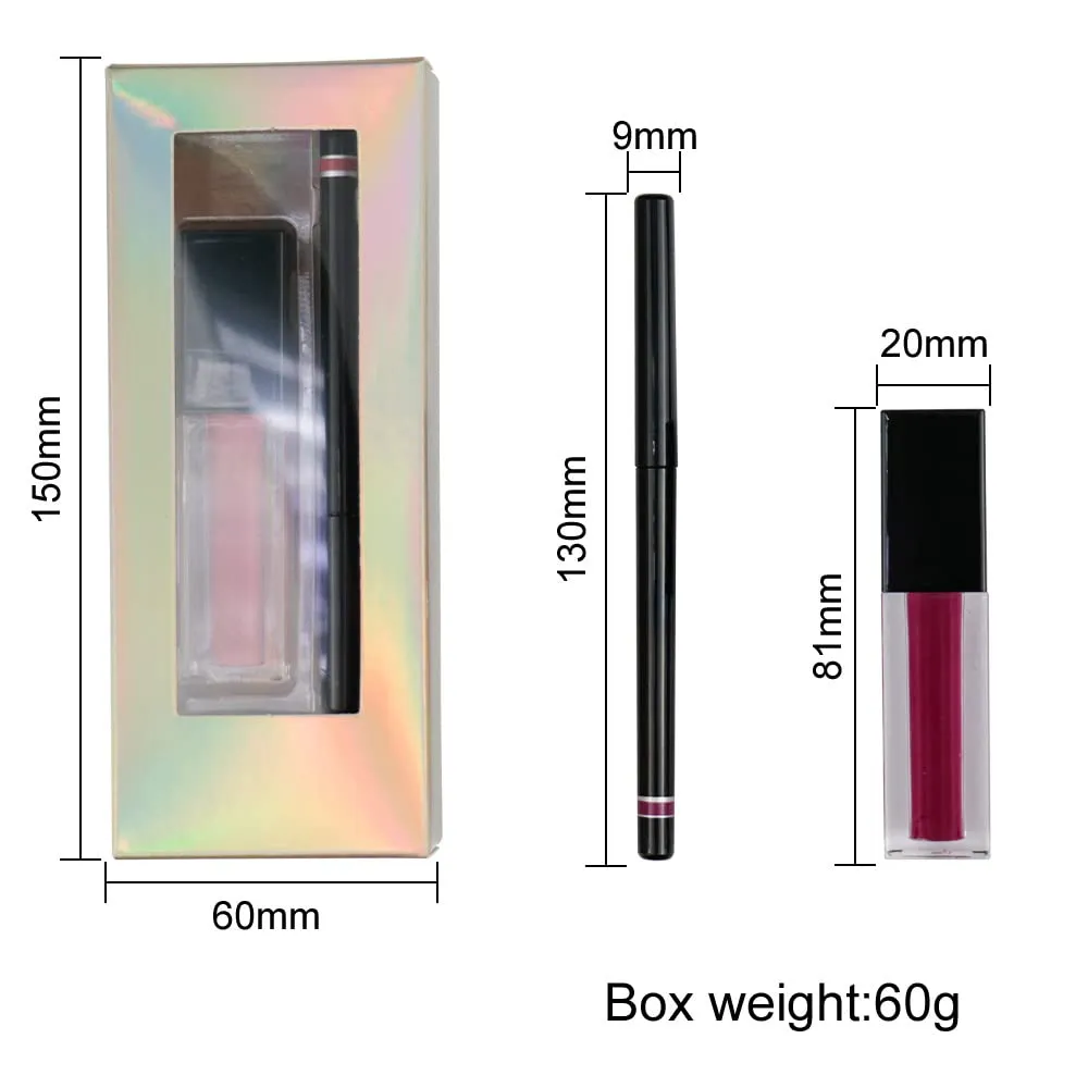 Matte Liquid Lipstick, 10 Colos Ladies Matte Liquid Lipstick Long Lasting Waterproof Velvet Lip Gloss Set Pigmented Lip Makeup Gift for Girls and Women (04#)