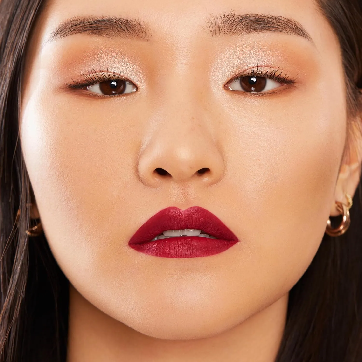 Matte, Long Lasting, Hydrating Vegan Lipstick with Vitamin E and Watermelon Seed Oil (Fierce - Dark Wine Color)