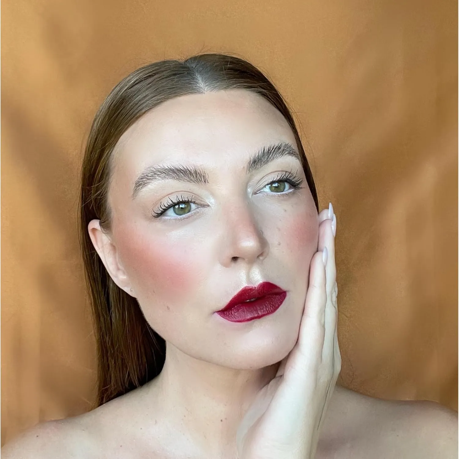 Matte, Long Lasting, Hydrating Vegan Lipstick with Vitamin E and Watermelon Seed Oil (Fierce - Dark Wine Color)