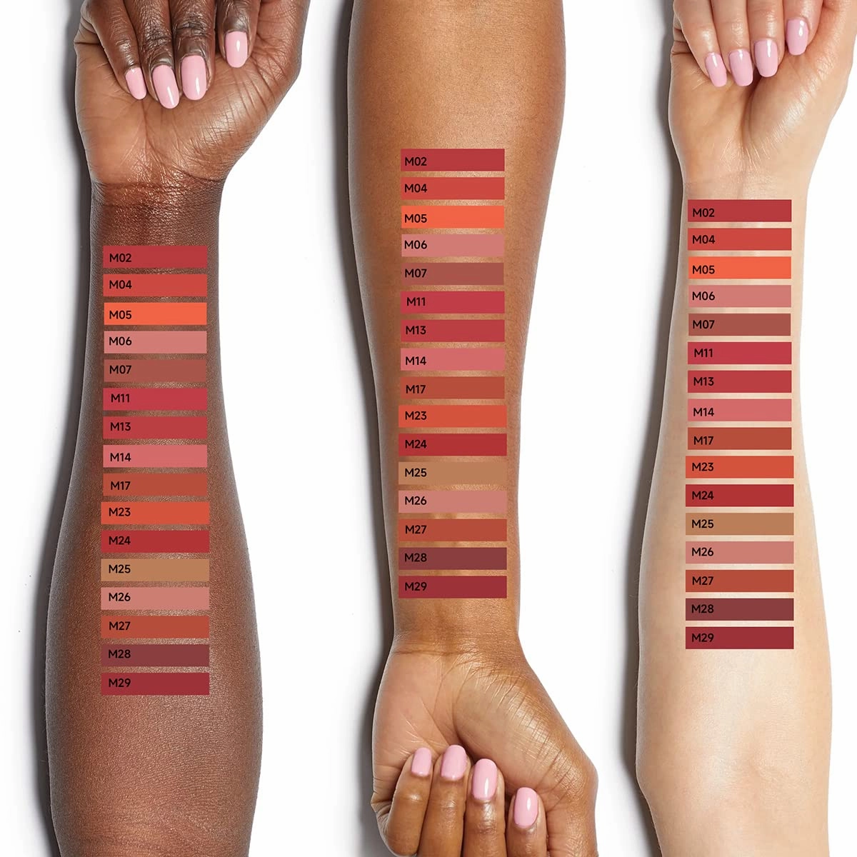 Matte Lipstick Hydrating Lip Color Makeup, Highly Pigmented Lipstick with Moisturizing Formula, Lightweight, Smooth, M04