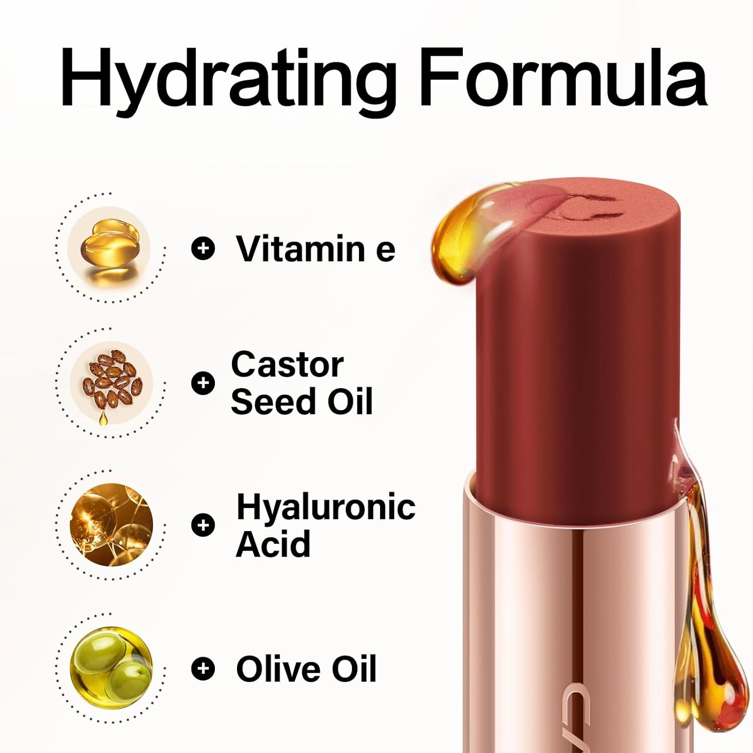 Matte Lipstick Hydrating Lip Color Makeup, Highly Pigmented Lipstick with Moisturizing Formula, Lightweight, Smooth, M04
