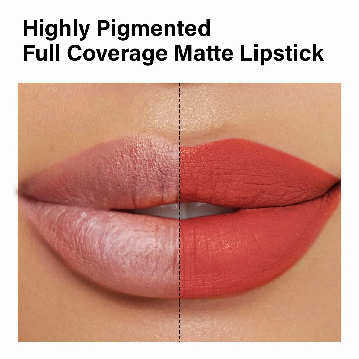 Matte Lipstick Hydrating Lip Color Makeup, Highly Pigmented Lipstick with Moisturizing Formula, Lightweight, Smooth, M04
