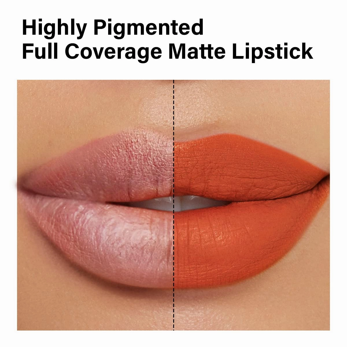 Matte Lipstick Hydrating Lip Color Makeup, Highly Pigmented Lipstick with Moisturizing Formula, Lightweight, Smooth, M05