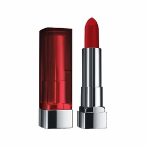 Matte Lipstick, Intense Colour, Moisturised Lips, Color Sensational Creamy Matte, 634 Bold Crimson, 3.9g