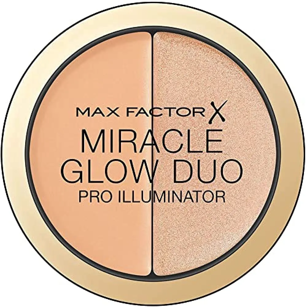 Max Factor Miracle Glow Duo Pro Illuminator, Creamy Highlighter (20 Medium)