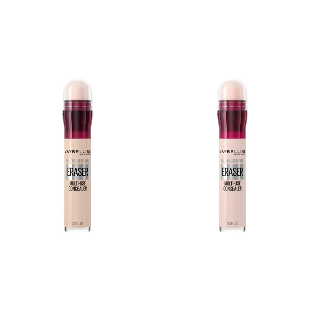 Maybelline Instant Age Rewind Dark Circles Concealer Bundle with Shade 110 and Shade 095, 1 Count Each