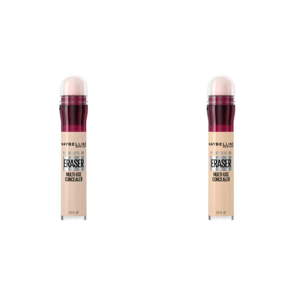 Maybelline Instant Age Rewind Eraser Dark Circles Treatment Multi-Use Concealer, 100, 1 Count (Packaging May Vary) & Instant Age Rewind Eraser Dark Circles Treatment Multi-Use Concealer, 110, 1 Count