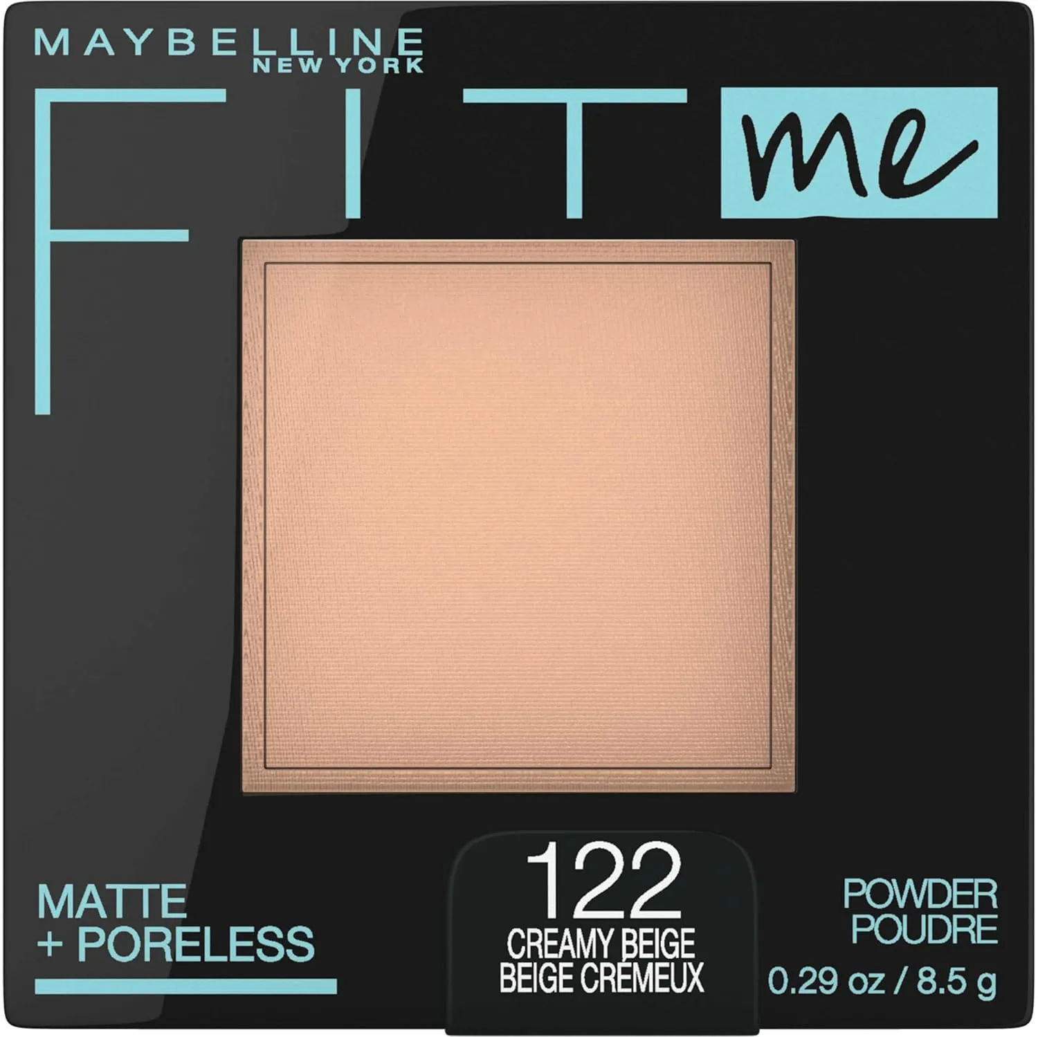 Maybelline Instant Age Rewind Eraser Dark Circles Treatment Multi-Use Concealer, 120, 1 Count (Packaging May Vary) & Fit Me Matte   Poreless Pressed Face Powder Makeup & Setting Powder, Creamy Beige