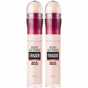 Maybelline Instant Age Rewind Eraser Dark Circles Treatment Multi-Use Concealer, Fair, 0.2 Fl Oz (Pack of 2)