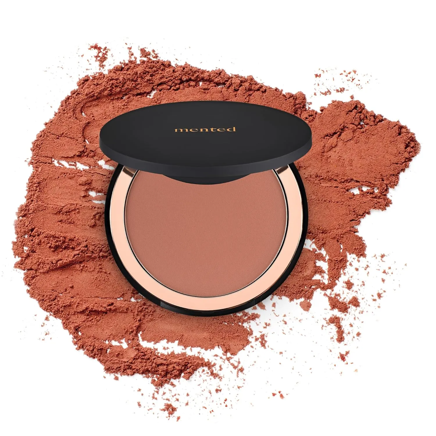 Mented Cosmetics Made in Italy, Cruelty Free Makeup, Vegan, Paraben Free, Shimmer Bronzer, Highlighter Bronzing Powder Palette for Face with Vitamin E   A, 0.35oz/10g, Vacay