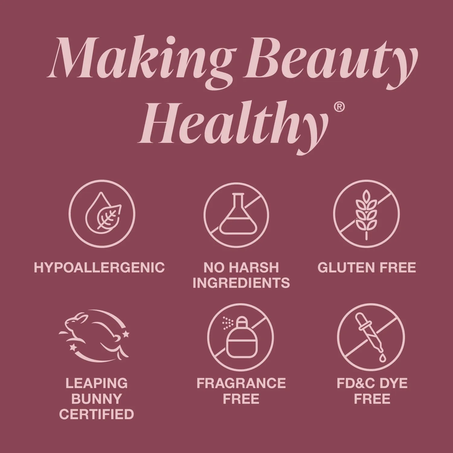 Mineral Fusion Long-Lasting Lipstick, Vivid & Smudge-Free Lip Color with Avocado Oil, Cocoa Seed Butter, Free of FD&C Dyes, Paraben and Gluten, Berry Smash