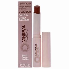 Mineral Fusion Lipstick Butter - Delicious for Women - 0.06 oz Lipstick