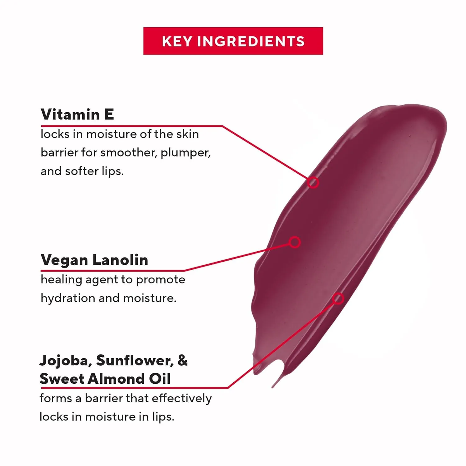 Mirabella Luxe Advanced Lip Gloss, Hydrating Non-Sticky High-Shine Lip Gloss for Women, Infused with Vitamin E & Jojoba Oil, Long-Lasting & Cruelty-Free - Lavish (Shimmering Light Nude)