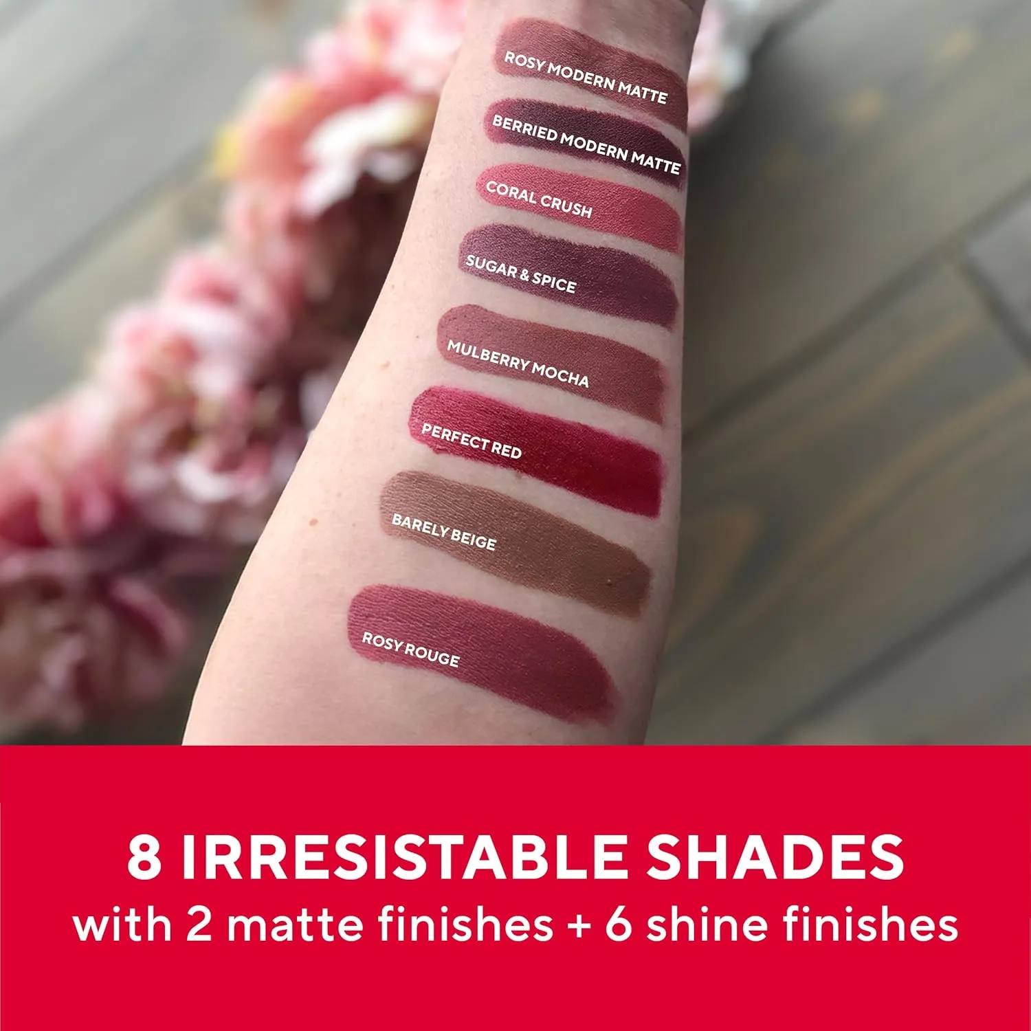 Mirabella Sealed with a Kiss Lipstick for Women - Smudge Proof Lip Stick, Long Lasting Satin Lipstick with No Bleed Hydrating Formula - Lanolin & Vitamin E Infused (Barely Beige)
