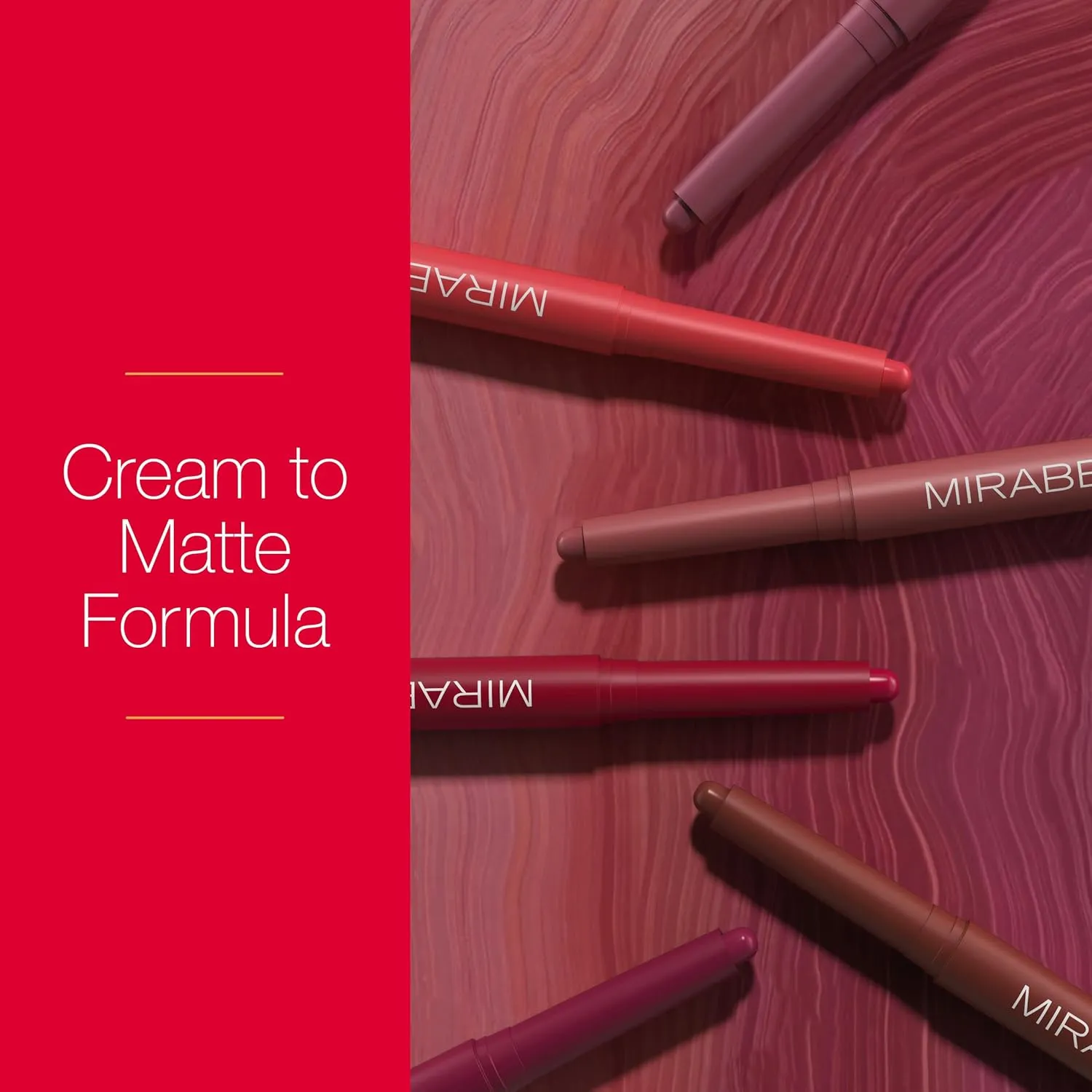 Mirabella Velvet Matte Lip Crayon - Long Lasting Lipstick Crayon & Lip Liner - Retractable, Highly Pigmented Lip Tint & Moisturizing Antioxidant Formula - Mystic Mauve