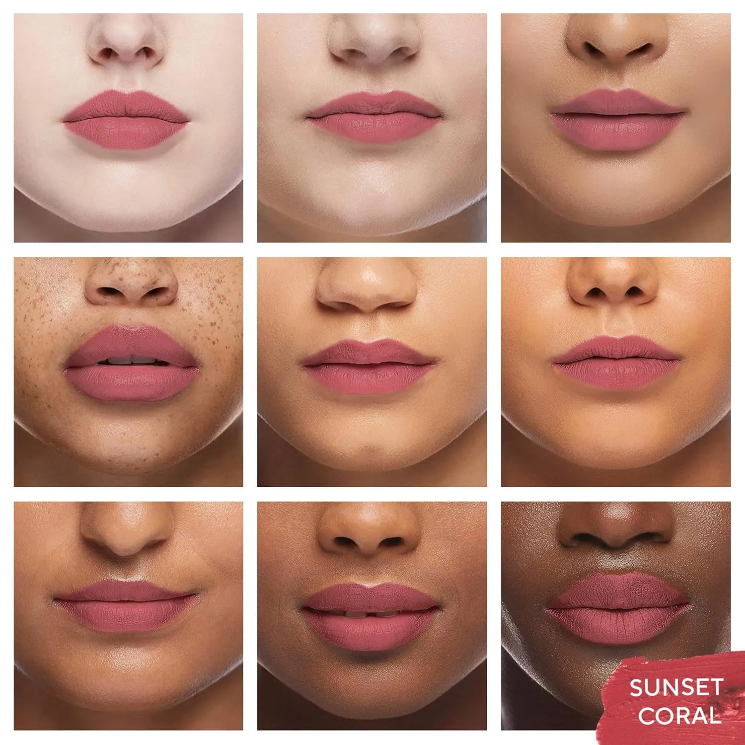 Mirabella Velvet Matte Lip Crayon - Long Lasting Lipstick Crayon & Lip Liner - Retractable, Highly Pigmented Lip Tint & Moisturizing Antioxidant Formula - Sunset Coral