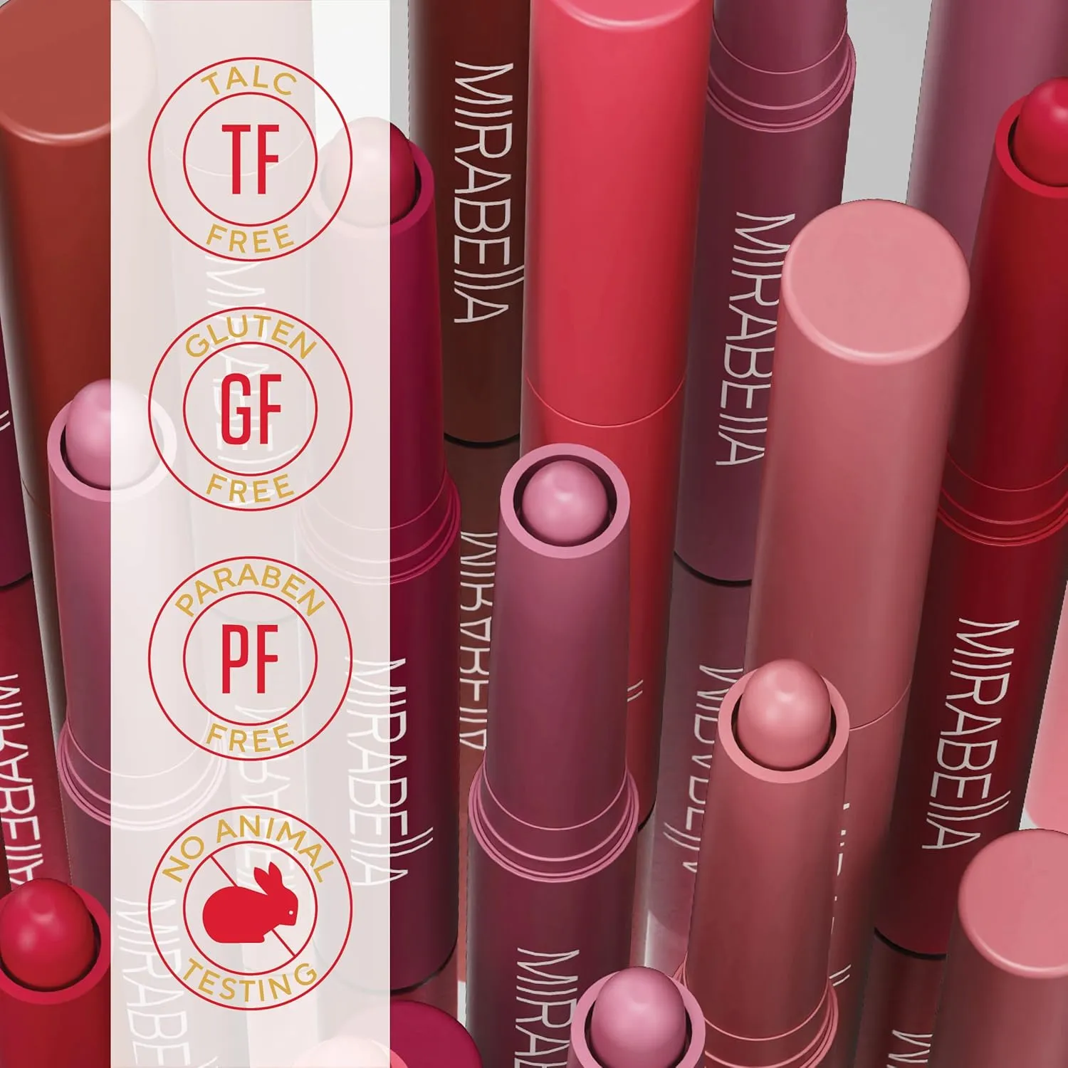 Mirabella Velvet Matte Lip Crayon - Long Lasting Lipstick Crayon & Lip Liner - Retractable, Highly Pigmented Lip Tint & Moisturizing Antioxidant Formula - Sunset Coral
