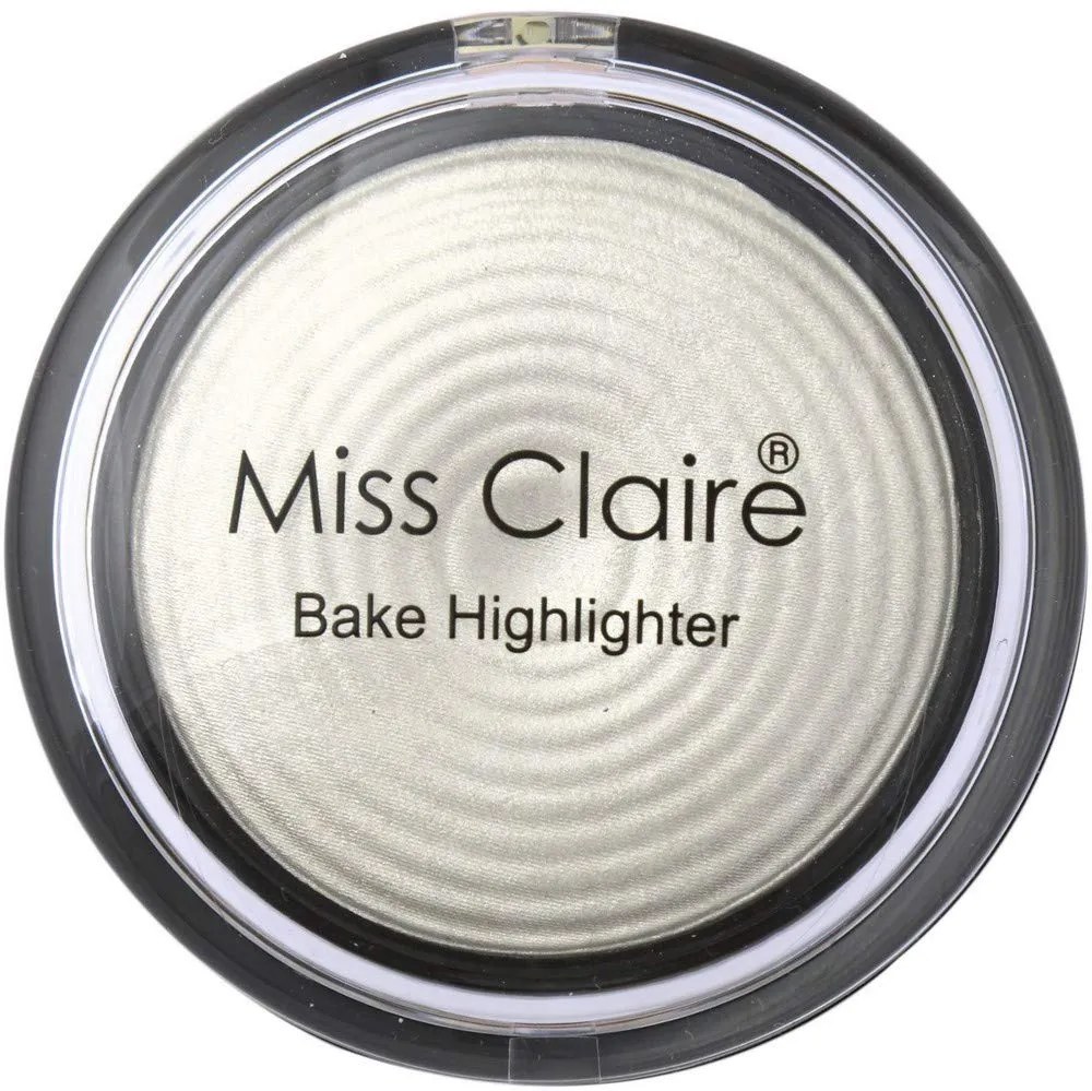 Miss Claire Baked Highlighter 01, White, 8 g