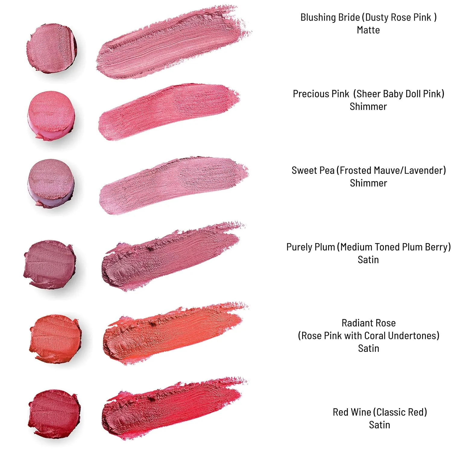 Mom's Secret Natural Lipstick, Organic, Vegan, Gluten Free, Cruelty Free, Slim Package, Made in the USA, 0.07 oz. (Sweet Pea Shimmer)