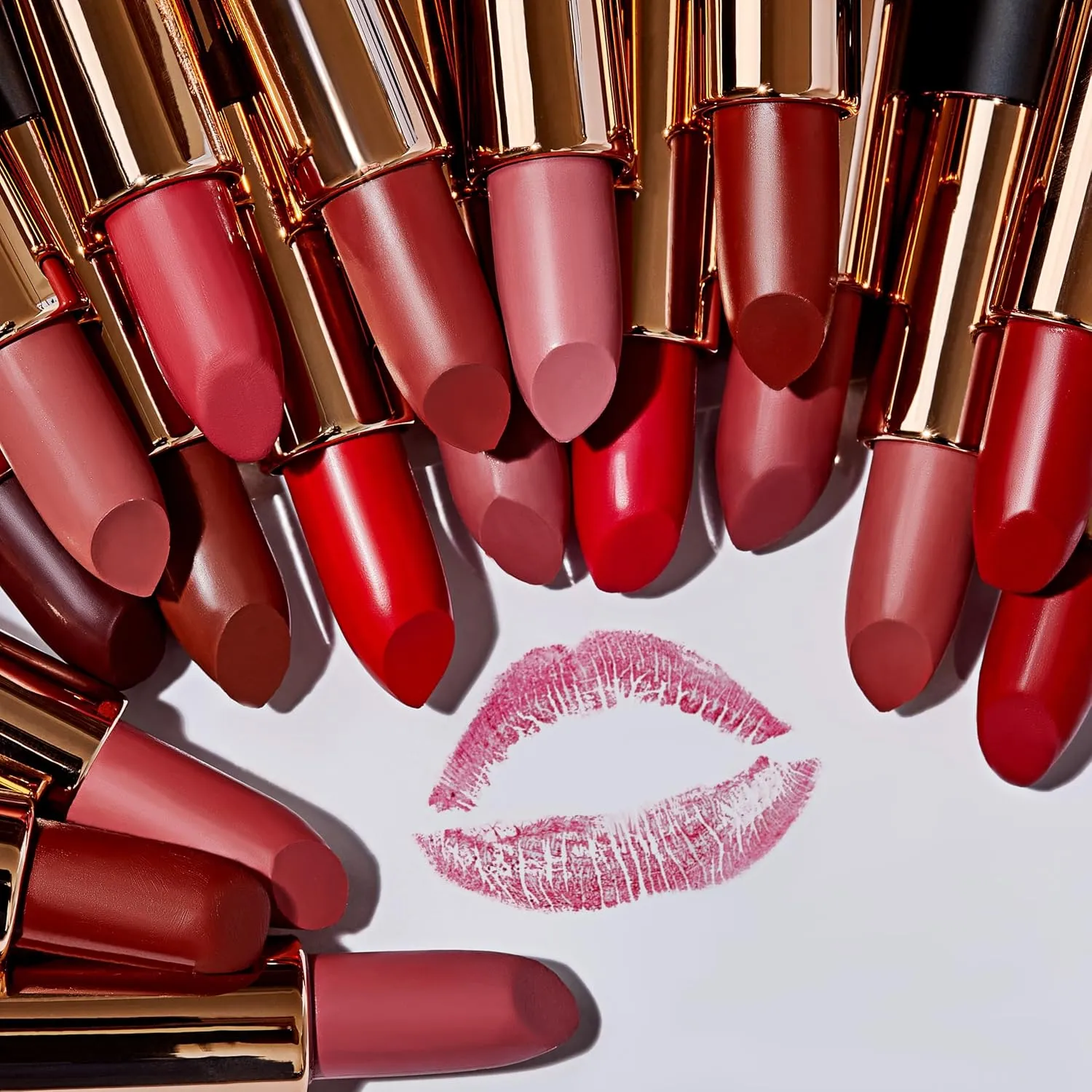 NATASHA MOOR Silk Suede Lipstick for Women - Long-Lasting, Waterproof Lipstick with Hydrating Semi-Matte Finish - Creamy, Cruelty-Free - Highly Pigmented with Mirror - 24-Hour Stay Power (EUPHORIA)