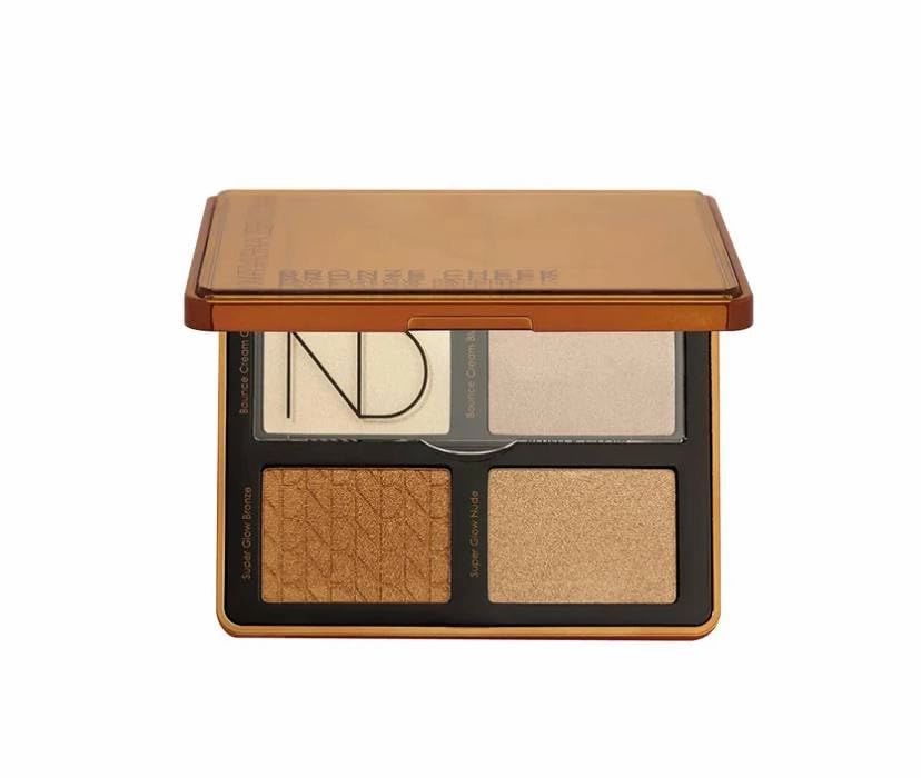 Natasha Denona Bronze Cheek Face Glow Palette   Bonus Premium Korean Hydrating Sheet Masque, 1 Count (Pack of 1)