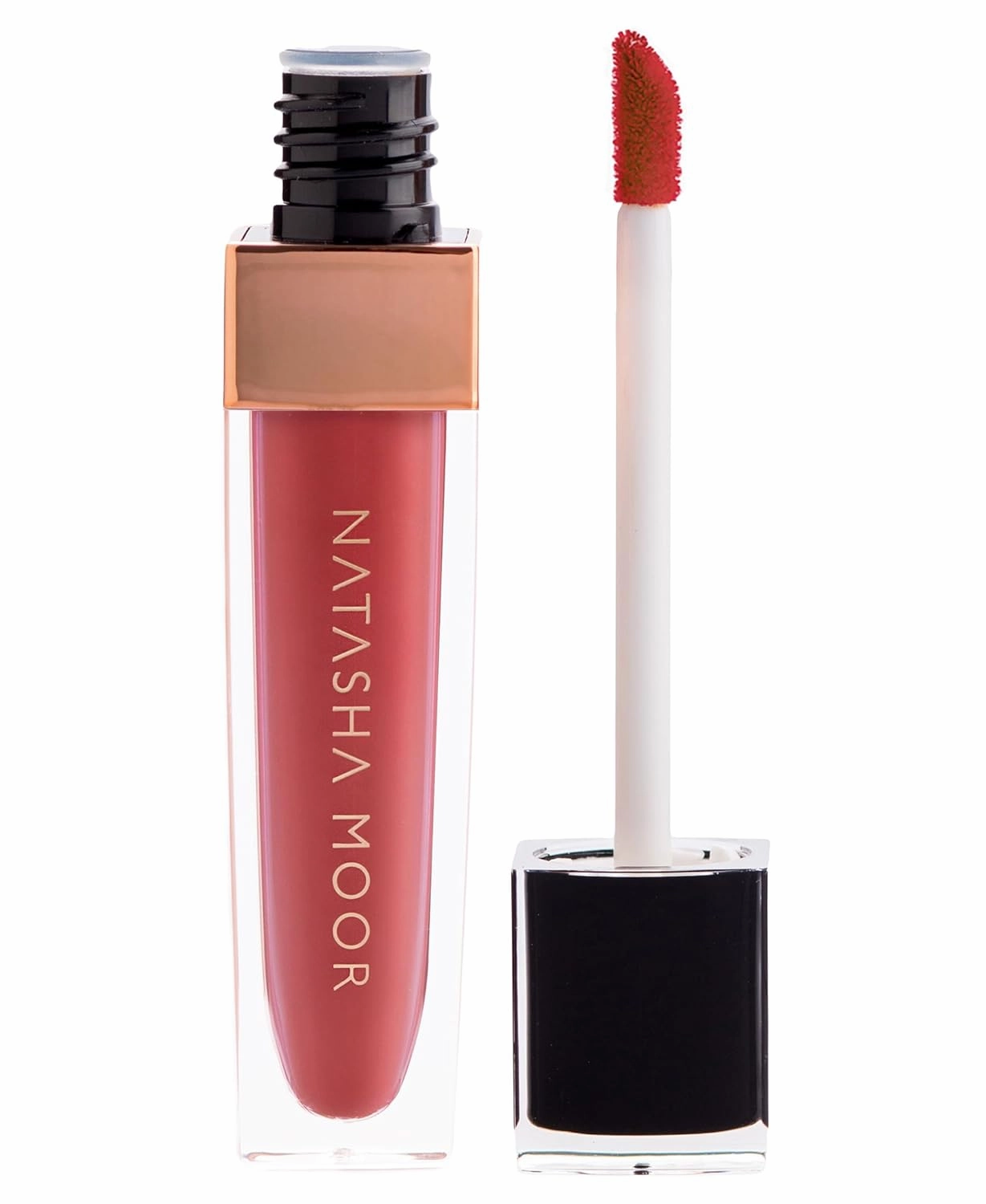 NATASHA MOOR: Molten Matte Liquid Lipstick - Long-Lasting, Hydrating, Matte Finish with Moisturizing Vitamin E - Waterproof, Kiss-Proof, Cruelty-Free - 12-Hour Stay Power - DRIVE