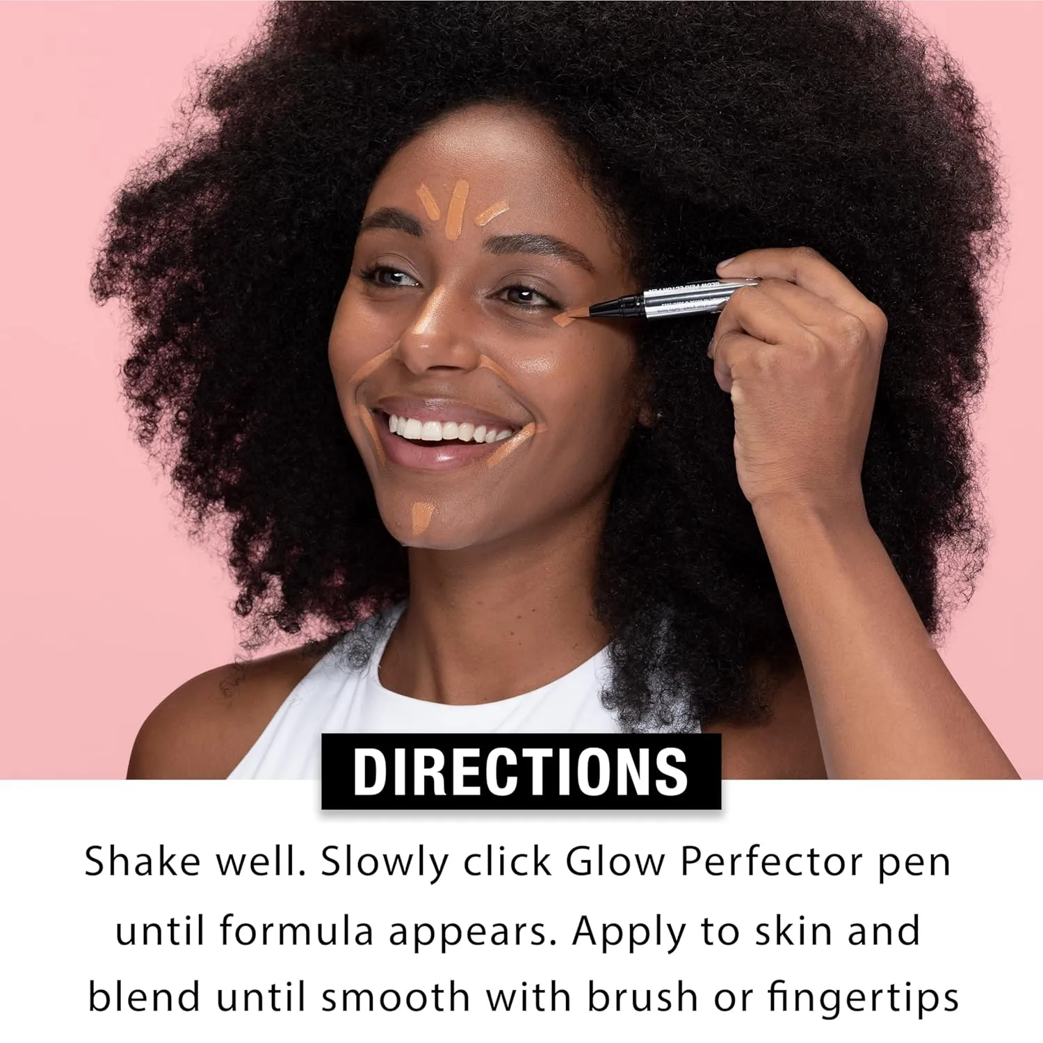 Neutrogena Healthy Skin Glow Perfector Pen, Lightweight Brightening Concealer Pen with Pro-Vitamin B5 & Vitamin E to Brighten Darkness & Dullness for a Natural, Radiant Highlight, Deep, 1 oz